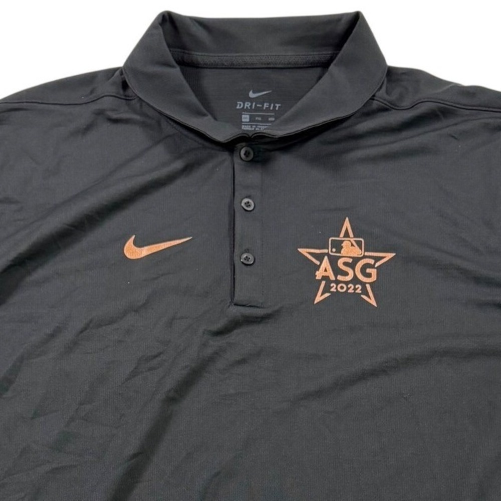 Nike Mens 2022 MLB All-Star Game Dri-FIT Polo Shirt Black XXL NKNB-00A